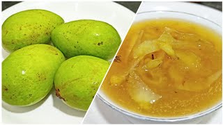 सगळ्यात सोप्पा साखर आंबा | Simple Sugar Mango Recipe | Sweet Raw Mango Recipe By Asha Maragaje