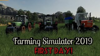 Farming Simulator 2019 | First Day On Felsbrunn Map | PS4