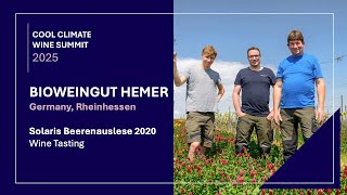 Hemer Beerenauslese Solaris 2020 - Wine Review - Dessert Wine based on a PIWI variety from Germany