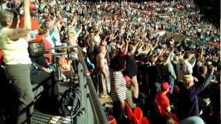 LZ7 perform at the Global Day of Prayer at London’s Wembley Stadium 2012