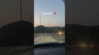 a lovely drive with hyryder 💕🥰 #shorts #hyryder #grandvitara #elevate #newcar #hybrid #toyota