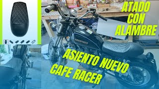 ASIENTO NUEVO AL ESTILO CAFE RACER