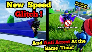 Super Fast Speed Glitch ! | Roblox Jailbreak Glitches 2022