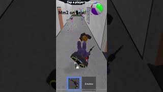 MM2 on beat #music #roblox #mm2 #rizz #Skibiditoilet #slay