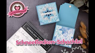 Tutorial: Schneeflocken-Schachtel mit Produkten von Stampin' Up!