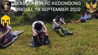 AKAS JUNIOR FC . Minggu 18 september 2022