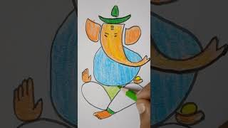 God  Ganesh drawing #drawing #shorts