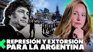 Represión del Descontento: la Motosierra de Milei corta la Disidencia | Inna Afinogenova