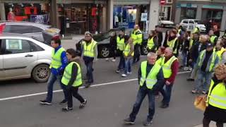 Une centaine de Gilets jaunes mobilisés à Flers, samedi 2 mars 2019