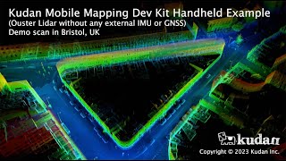 Kudan Mobile Mapping Dev Kit - Handheld - Bristol Commercial Area