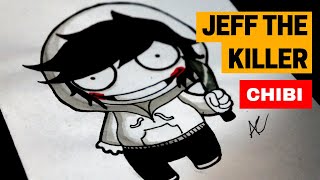 How To Draw Jeff The Killer CHIBI | For Kids | Creepypasta