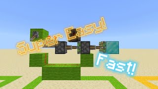 The SIMPLEST double piston extenders in Minecraft bedrock