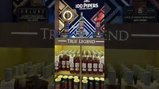 #whiskey 100 pipers