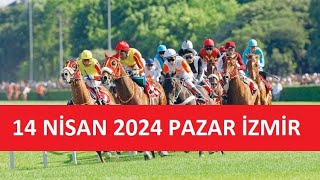 14 NİSAN 2024 PAZAR İZMİR AT YARIŞI TAHMİNLERİ VE YORUMLARI