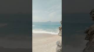 Praia Selvagem no Rio de Janeiro. Praia Funda.