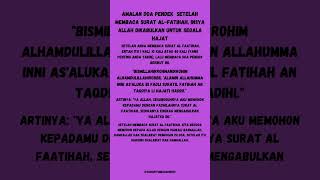 baca doa ini insyaAllah di kabulkan segala hajat#amalan #doa #shortsvideo2022