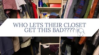 I ORGANIZED OUR CLOSET | Somehow this video turned out to be funny