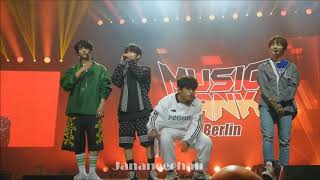 180915 KBS MUSIC BANK BERLIN GERMANY - STRAY KIDS - DISTRICT 9 AND TALKING