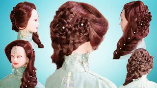 Cute hairstyle for long and  medium hair | fishtail | party hairstyle |latest fishtail hairstyle|