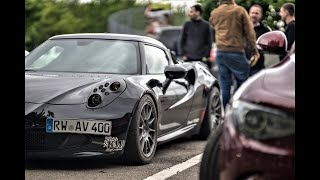 Trackday 11.5.2019 Anneau du Rhin Alfa 4C Porsche 911 991 GT3