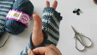 Artan iplerle eldiven 2. bölüm. Gloves from leftover threads, part 2 #herkes #elsanatları