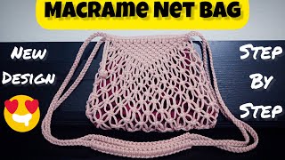 👉#EP2 | Macrame Bag, easy and fast, Makrome Çanta, کیف مکرومه