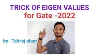 Trick ofEigen Values  to 3*3 Matrix For GATE