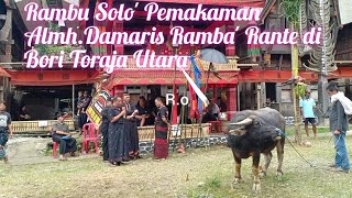 Rambu Solo' Upacara pemakaman Almh.Damaris Ramba'Rante di Bori Toraja Utara