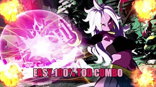 Android 21 Easy 100% Combo DRAGON BALL FighterZ