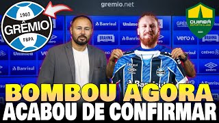 💥TERÇA AGITADA! DECISÃO TOMADA! DE ÚLTIMA HORA! ÚLTIMAS NOTÍCIAS DO GRÊMIO HOJE