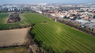 Inter - Ecco l' area del presunto futuro stadio a Rozzano vista dal drone.