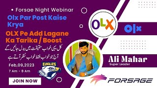 How To Post Ad/Boost On OLX | OLX Pe Add Lagane Ka Tarika | OlxAli Mahar (Eagle Team)'s Zoom Meeting