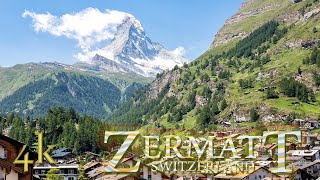 Exploring the Breathtaking Beauty of Zermatt, Switzerland: A Walking and Drone Tour in 4K