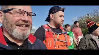 Simon running the 20 mile RogueRun Berkeley 23-3-24