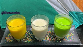 Independence Day Special Tricolor Panna  Cotta With China Grass/Panna Cotta Recipe without fruitpulp