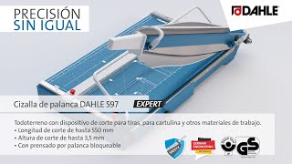 DAHLE 597 cizalla de palanca | www.novus-dahle.com/es