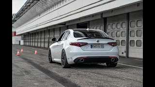 Alfa Romeo Giulia 2.0 Hockenheimring Trackday school of racing Stint 2