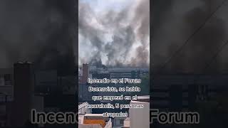 incendio en forum buenavista #forumbuenavista #incendio #shorts