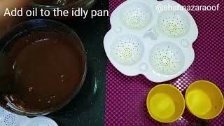 Easy Chocolava idli cake | No bake No oven |using bourbon and cadbury chocolates