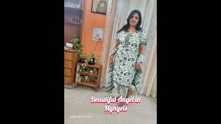 Beautiful Angel in MyNgels/cotton dress/Block Printed dress/Summer friendly/Soft material#shortvideo