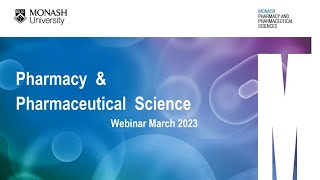 2023 Discover Pharmacy & Pharmaceutical Science webinar