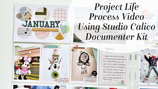 Project Life Process Video Using the Studio Calico January Documenter Kit