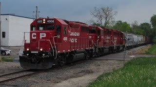 CP 4008 GP40-3 w/ Sick K3L Leads The MNS Jon NB Through Crystal