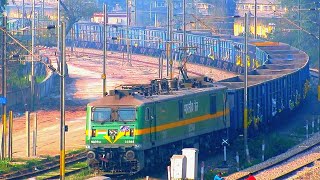 MASSIVE Trains of India | Heavy Electric and Diesels at duties | Train Videos | Indian Railways