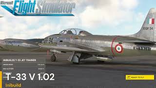 Lockheed T-33 v1.02 | INIBUILD | MSFS