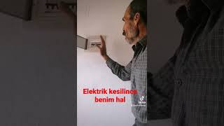 Elektrik Kesilince Benim Hal #elektrik #tedaş