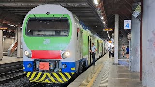 ARRIVI e PARTENZE & TRANSITI alla stazione di MILANO BOVISA POLITECNICO - Ferrovie Nord Milano