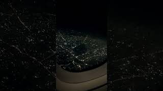 Delhi night view from sky #shorts #live #plane #delhi #shortvideo #short #youtube #funny #india