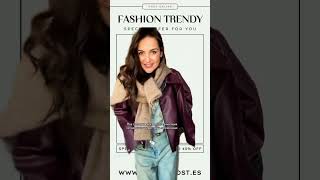 Chaqueta de Piel Sintética para Mujer | Tendencias de Moda Otoño-Invierno 2024 | Elegancia