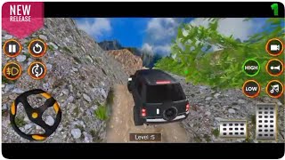 Beautiful Mountain Map Level 5 Off-road Jeep Driving mud Minute Gameplay